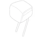 22397050073F10 - Body: Headrest for Mercedes-Benz Image