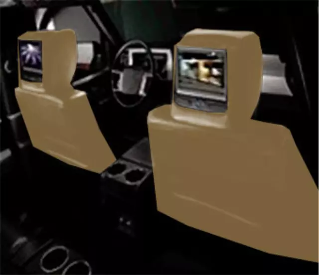 VBL7Z10E947DA - : DVD By Invision, Dual Head Restraint, Leather for Ford Image