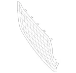 1908851454 - Attachment Parts: Ventilation Grille for Mercedes-Benz Image