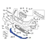 LK9Z17D957SA - : Lower Molding for Ford: Mustang Mach-E Image