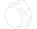 2308200556 - Electrical System: Front Fog Lamp for Mercedes-Benz Image