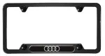 ZAW071801N - Exterior: Audi Rings, Slimline License Plate Frame for Audi: Q4 e-tron, Q5, Q5 Sportback, Q7, Q8, RS5 Sportback, SQ8 Image