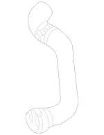 2305011582 - : Upper Hose for Mercedes-Benz Image