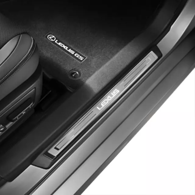PT92230130 - Exterior: Illuminated Door Sills for Lexus: GS Turbo, GS200t, GS350, GS450h Image