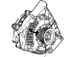 6U2Z10V346DRRM - Electrical: 2005-2007 Ford - Alternator for Ford: Five Hundred | Mercury: Montego Image