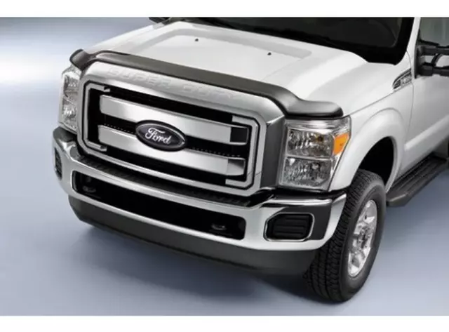 CC3Z16C900A - Exterior: 2011-2016 Ford Air Deflector Hood for Ford: E-350 Super Duty, E-450 Super Duty, F-250 Super Duty, F-350 Super Duty, F-450 Super Duty, F-550 Super Duty Image