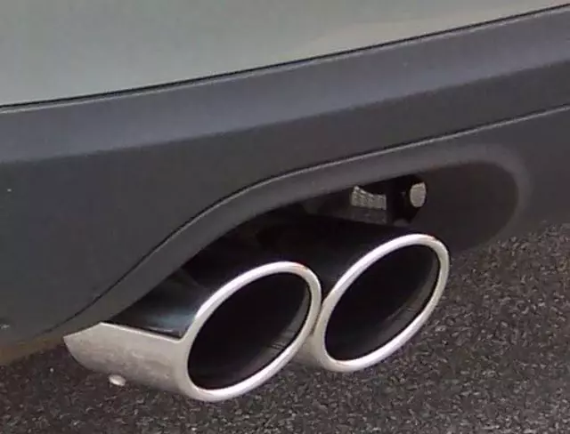 3C0071910U - Exterior: Exhaust Tips - Fits 2.0T for Volkswagen: Eos, Passat Image