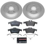 ESK4613 - : Genuine Geomet Coated Rotors, ECE-R90 Brake Pads + Hardware Kit for PowerStop Image