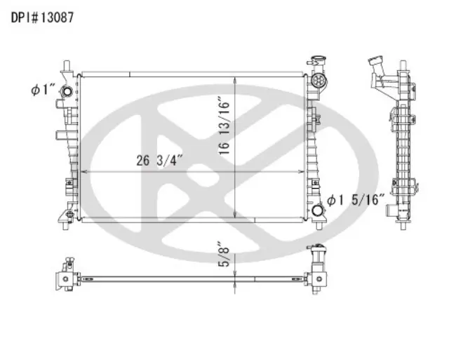 A13087 - : Koyorad Radiator for Koyo Image