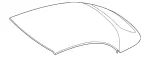 21777000825E90 - Body: Folding Top for Mercedes-Benz Image