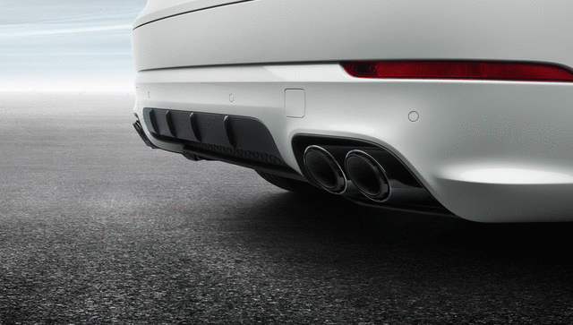 9Y0044201E - : Sports Tailpipes - Black for Porsche: Cayenne Image
