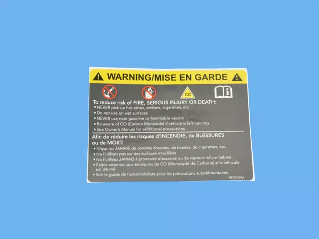 Warning Label - Mopar (68321632AA)