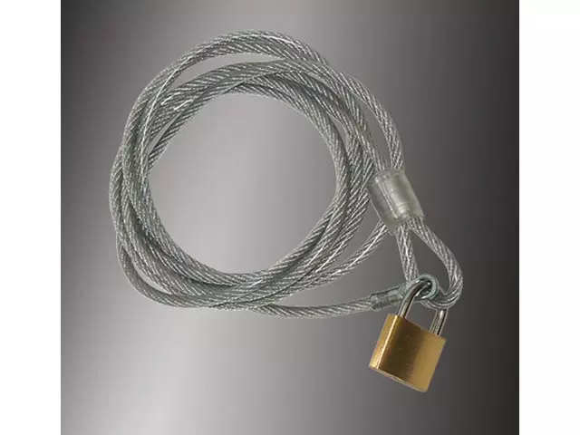 880900LK - Exterior: Car Cover Cable Lock for Mazda: 3, 5, 6, CX-3, CX-5, CX-7, CX-9, MX-5 Miata, RX-8, Tribute Image