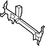 882703JA0A - Body: Rear Cover for Infiniti Image