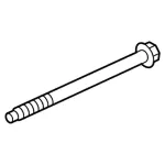 W720438S439 - Suspension: *2020-2024 Ford - Lower Control Arm Mount Bolt (SOLD INDIVIDUALLY) for Ford: Explorer, Police Interceptor Utility | Lincoln: Aviator Image