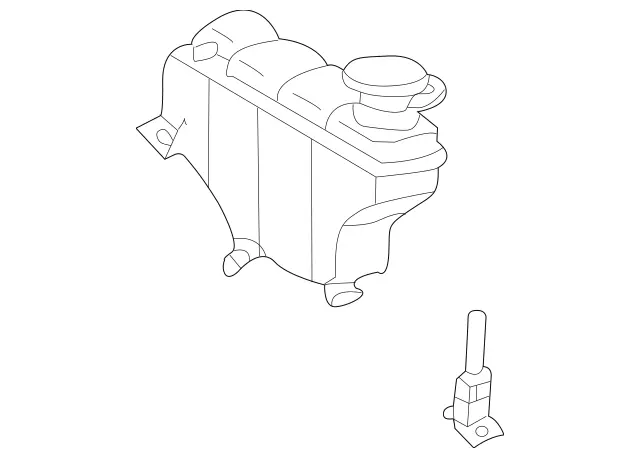 2035000049 - Radiator: Container for Mercedes-Benz: 180C, C230, C240, C280, C320, C350, C55 AMG, CLK320, CLK350, CLK500, CLK55 AMG, CLK550, CLK63 AMG Image image