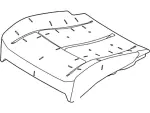 BL1Z78632A22A - Body: Seat Cushion Pad for Ford: Expedition Image