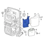 N2DZ14D189A - : Blind Spot Radar Bracket for Ford: Bronco Image