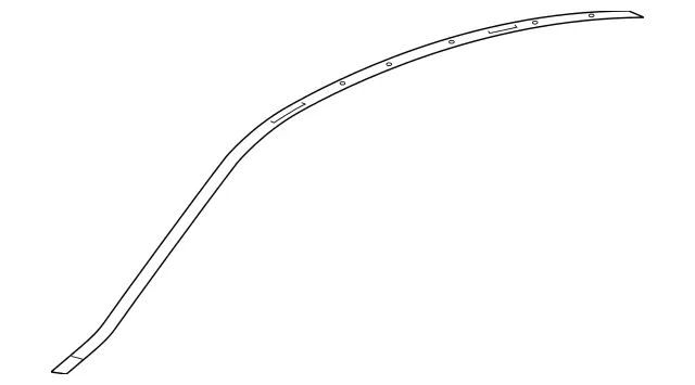 2076901762 - Body: Drip Molding for Mercedes-Benz Image