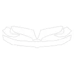 68722561AA - : Paint Protection Film, Ram 1500 Longhorn hood, sold by Visco for Affiliated Accessories Image