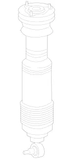 2303202438 - : Exchange Hydropneumatic Spring Leg for Mercedes-Benz Image
