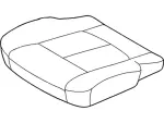 DL3Z1562900CA - Body: Seat Cover for Ford: F-150 Image