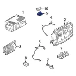 LJ6Z19A391AH - : Microphone for Ford Image