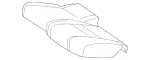 16792009138T38 - Body: Seat Cover for Mercedes-Benz Image