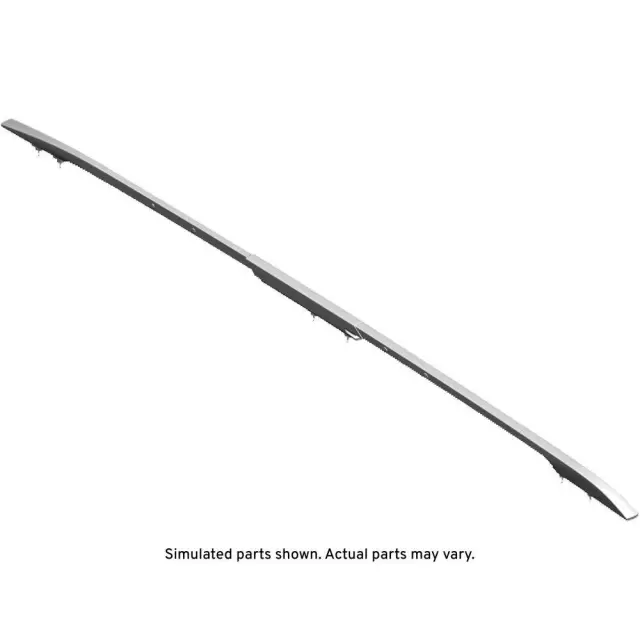 84292770 - : Part# 84292770 Black Passenger Side Luggage Carrier Side Rail for Chevrolet: Traverse Image