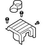 AA5Z5413562DB - Body: Cup Holder for Lincoln: MKS Image