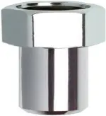 84077B - : SST Open End 13/16" Hex 7/16"-20 Chrome Pack of 4 Lug Nuts and 4 Washers for Gorilla Automotive Image