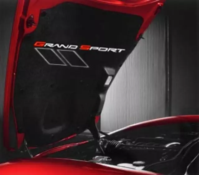 20912376 - Exterior: Under Hood Liner - Black W/ Grand Sport Logo for GM Image