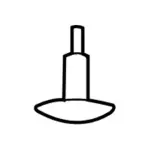 W714340SSD - Body: Headliner Retainer Clip for Ford: Mustang Image