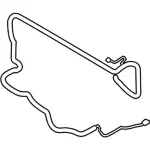 FT4Z18812B - Electrical: Antenna Cable for Ford Image