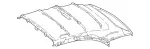 23869030008U13 - Body: Headliner for Mercedes-Benz Image