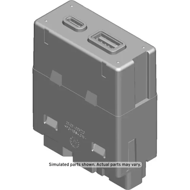 13558187 - : USB Port for Chevrolet: Silverado 2500 HD | GMC: Hummer EV Pickup, Hummer EV SUV, Sierra 3500 HD Image