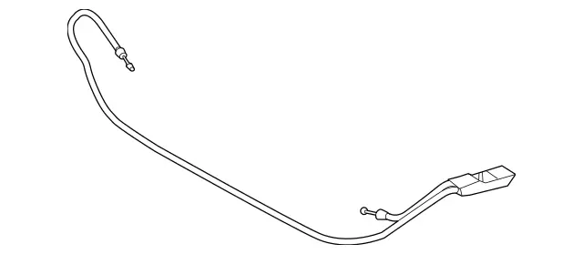 169880045964 - Body: Release Cable for Mercedes-Benz Image
