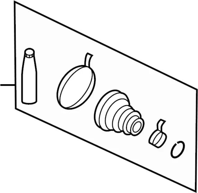 C9BDAEG025 - Universals &amp; Rear Axle: Boots for INFINITI: FX35, M35, M45 Image