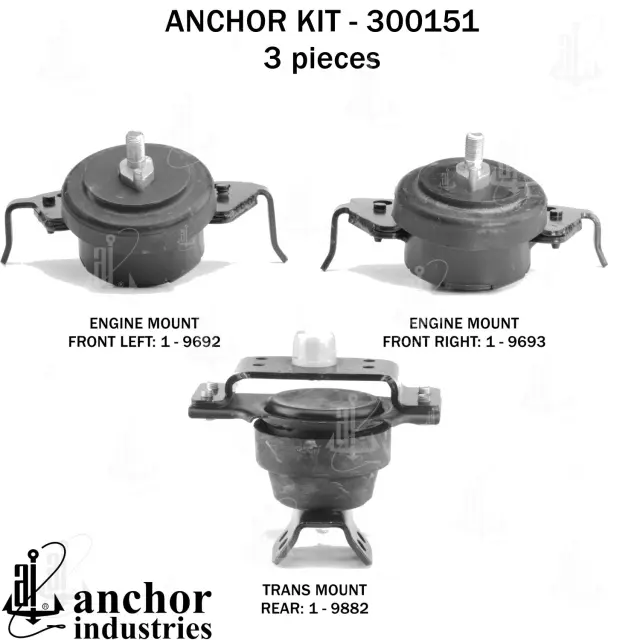 300151 - Engines &amp; Components: Anchor Engine Mount Kit for Anchor Image