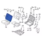 LJ6Z7866601DB - Body: Seat Back Cover for Ford: Escape Image