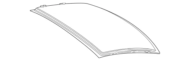 1186570100 - Roof: Paneling, Roof for Mercedes-Benz: CLA250, CLA35 AMG, CLA45 AMG, CLA45 AMG S Image image
