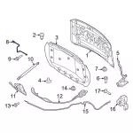 NL3Z16K689A - Body: Striker for Ford Image