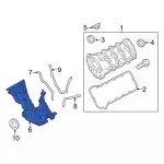 KR3Z6019A - : Timing Cover for Ford Image