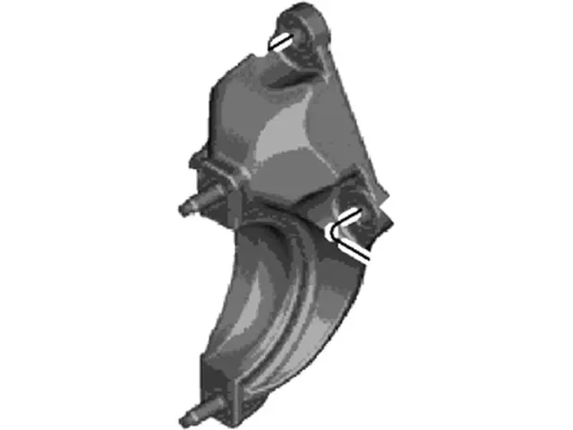 BV6Z3K305A - Front Drive Axle: Cv Axle Shaft Carrier Bearing Bracket for Ford: Fiesta, Fusion Image