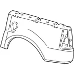 1L5Z9927841AA - Body: Side Panel for Ford: Explorer Sport Trac Image