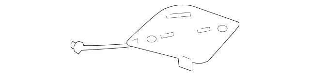 2048855923 - Detachable Parts: Towing Eye Cover for Mercedes-Benz: C250, C300, C350 Image image