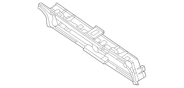 1675052500 - Radiator: Air Duct Segment for Mercedes-Benz: GLE350, GLE450, GLE450e, GLE53 AMG, GLE580, GLE63 AMG S, GLS450, GLS580, Maybach GLS600 Image image