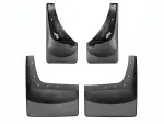 110001120029 - : Black MudFlap No-Drill DigitalFit® MudFlap Kit for WeatherTech Image