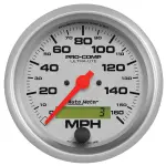 4488 - : GAUGE, SPEEDO, 3 3/8", 160MPH, ELEC. PROGRAM W/ LCD ODO, ULTRA-LITE for AutoMeter Image