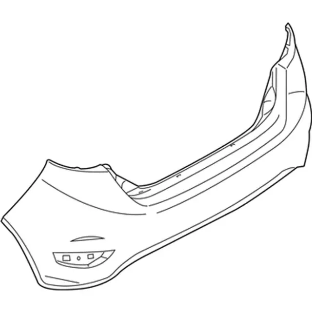 D2BZ17906BB - Body: Bumper Cover for Ford: Fiesta Image